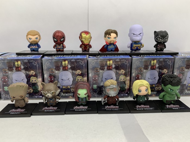 The avengers allianc a set of 12 Boxed Figure Decoration