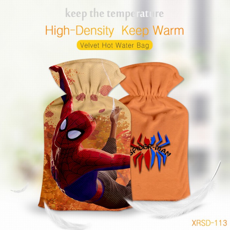 Spiderman Fine plush washable rubber hot water bottle XRSD113