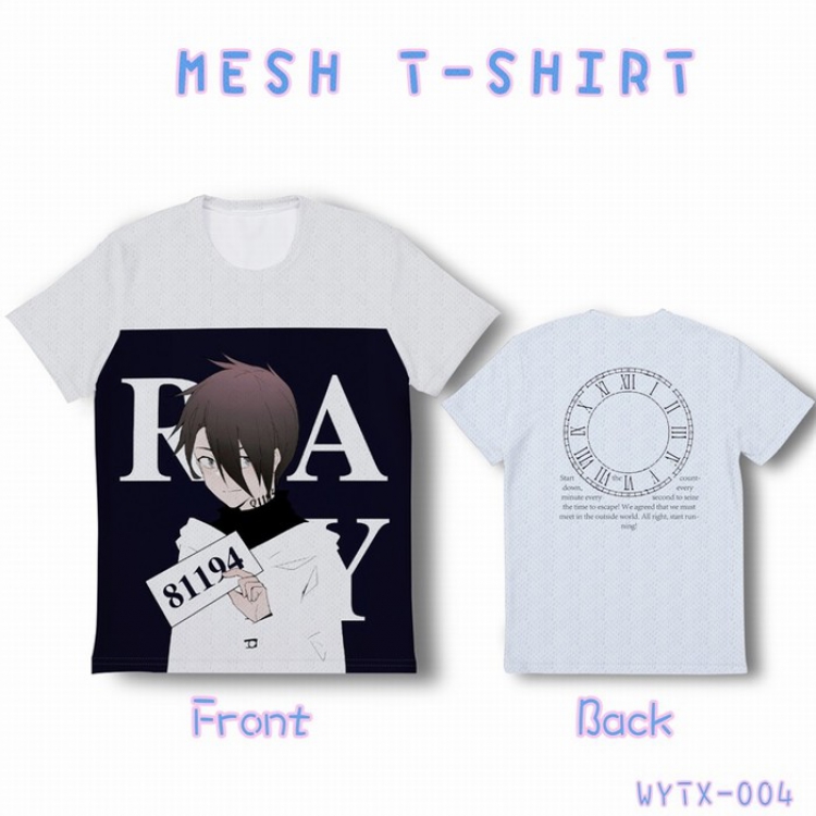 The Promised Neverla Full color mesh T-shirt short sleeve 10 sizes from XS to XXXXXL WYTX004