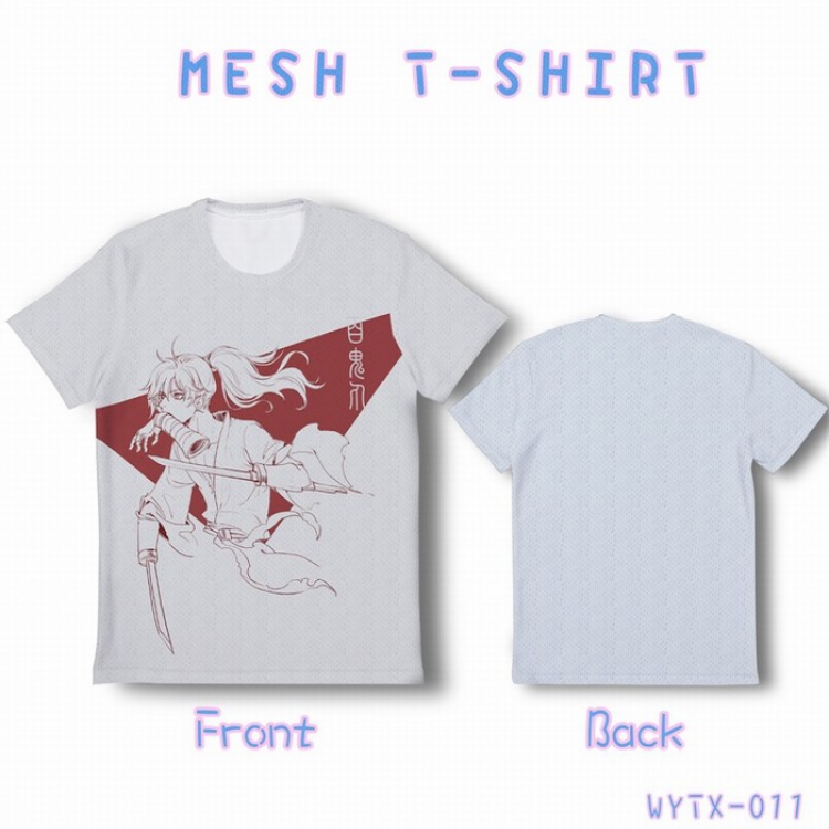 Dororo Full color mesh T-shirt short sleeve 10 sizes from XS to XXXXXL WYTX011