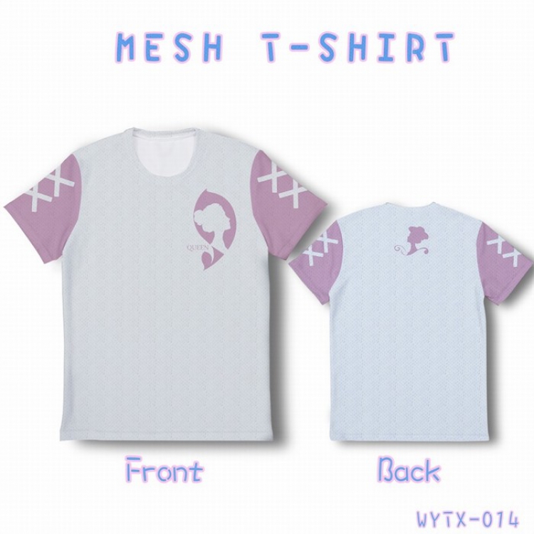 Magic couple Full color mesh T-shirt short sleeve 10 sizes from XS to XXXXXL WYTX014