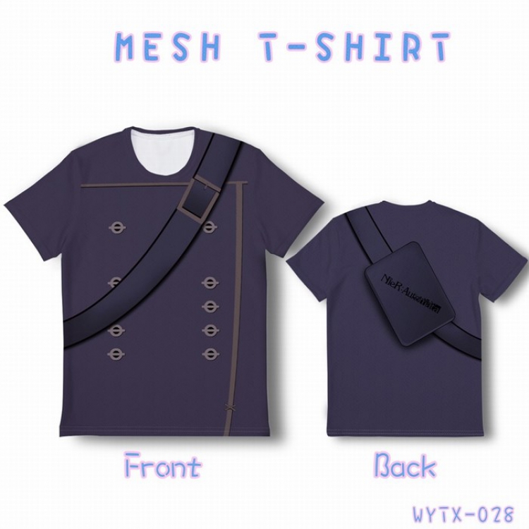 NieR:Automata Full color mesh T-shirt short sleeve 10 sizes from XS to XXXXXL WYTX028