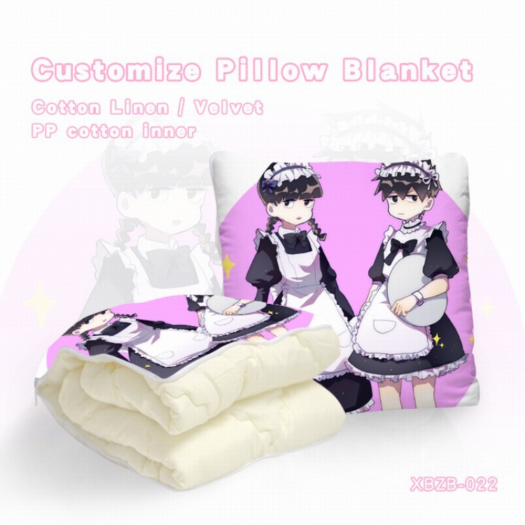 Mob Psycho 100（40X40CM) Dual-use folding plush pillow (120X140CM) XBZB-022