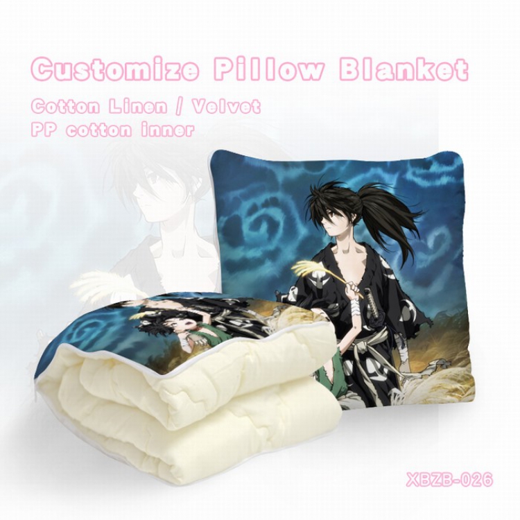 Dororo（40X40CM) Dual-use folding plush pillow (120X140CM) XBZB-026