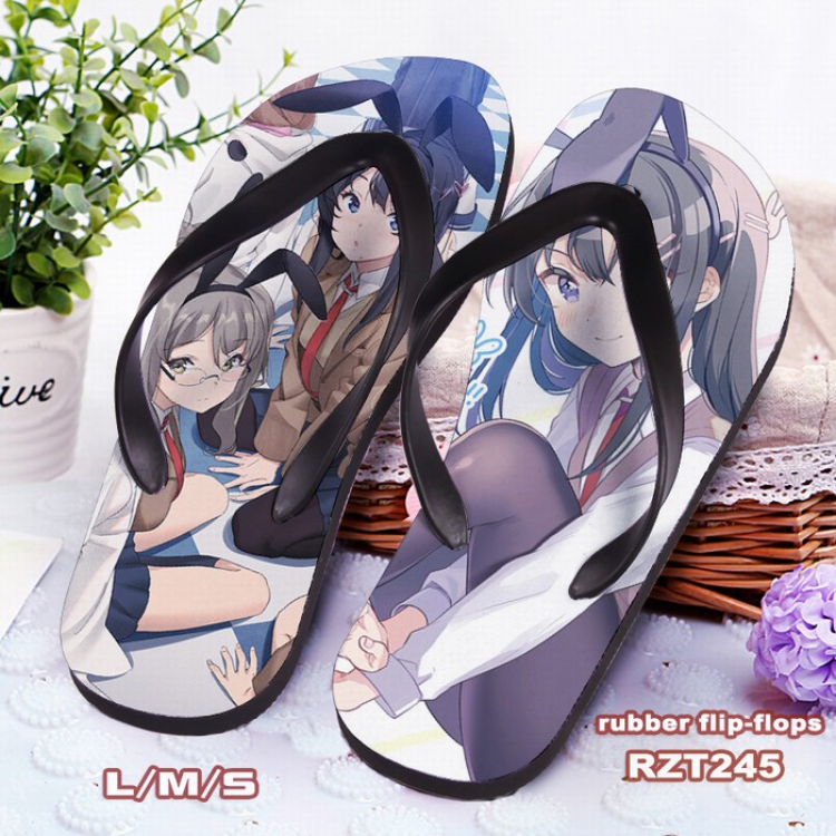 Bunny girl Soft glue Cloth surface Flip-flops S.M.L RZT245