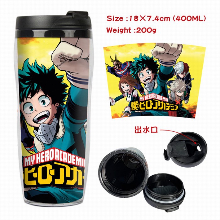 My Hero Academia Starbucks Leakproof Insulation cup Kettle 7.4X18CM 400ML Style A