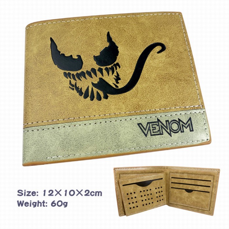 Venom PU two-fold wallet Purse Style B