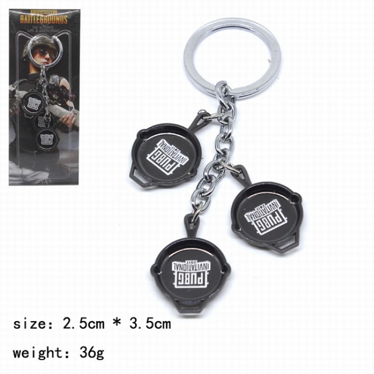 Playerunknowns Batt Skewers Key chain pendant 2.5X3.5CM Style A