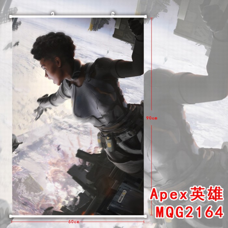 Apex Legends White plastic pole cloth painting Wall Scroll 60X90CM MQG2164