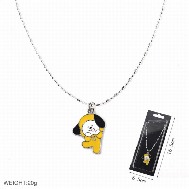 BTS BT21 Necklace pendant 20G Style B