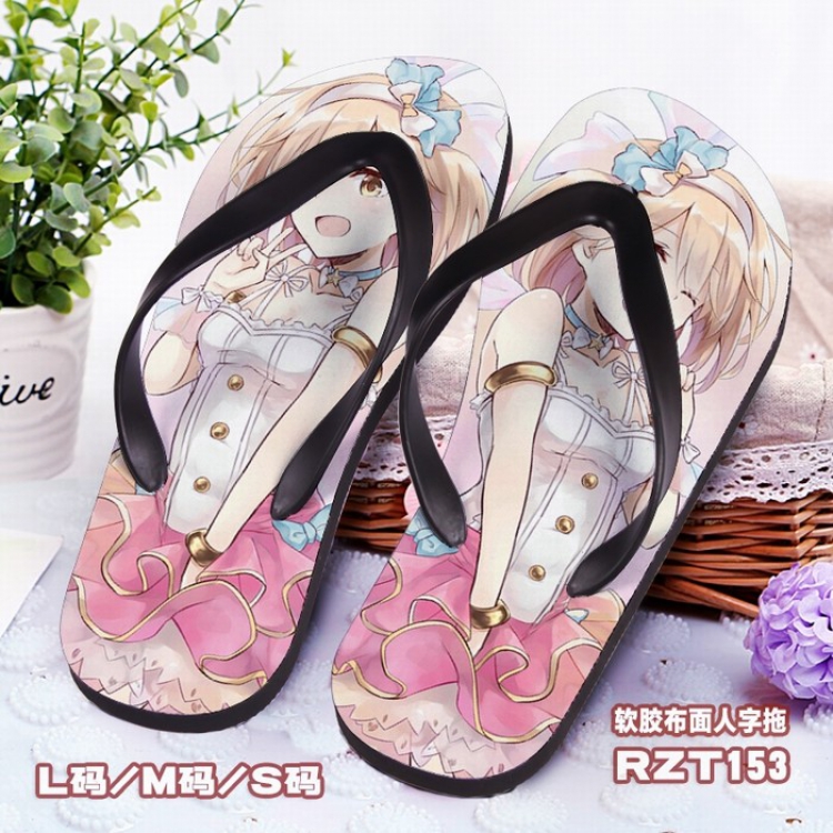Azur Lane Soft glue Cloth surface Flip-flops S.M.L RZT153