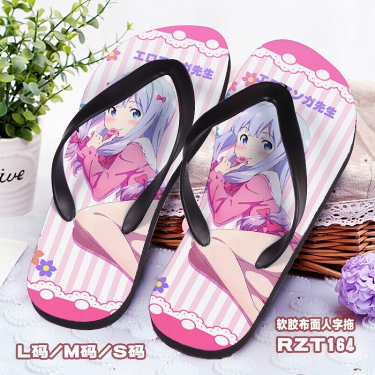 Ero manga sensei Soft glue Cloth surface Flip-flops S.M.L RZT164