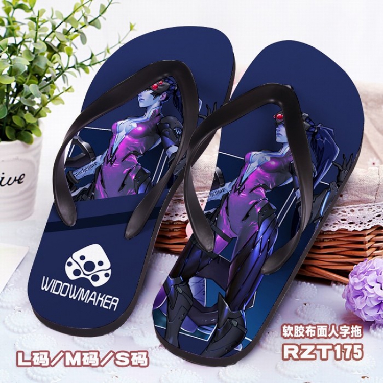 Overwatch Soft glue Cloth surface Flip-flops S.M.L RZT175
