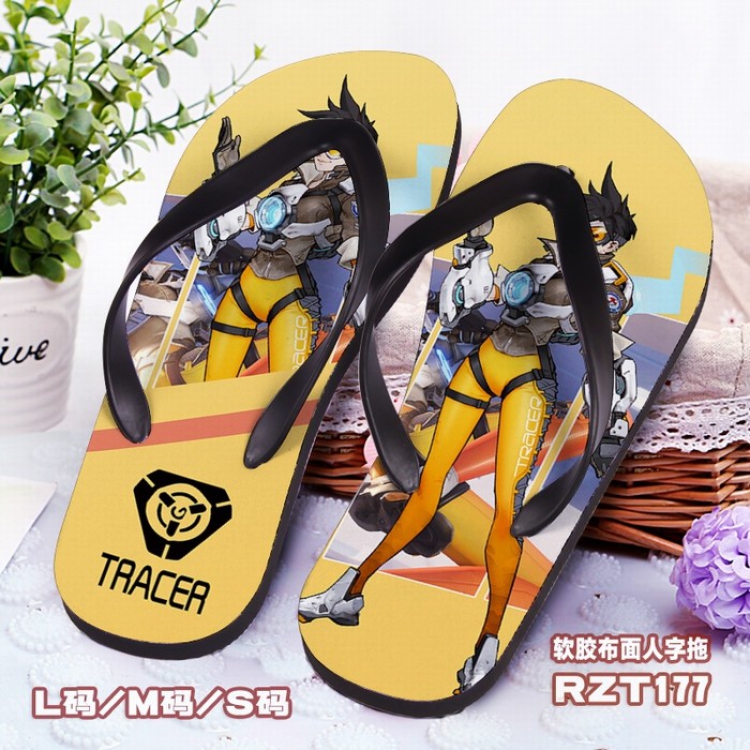 Overwatch Soft glue Cloth surface Flip-flops S.M.L RZT177