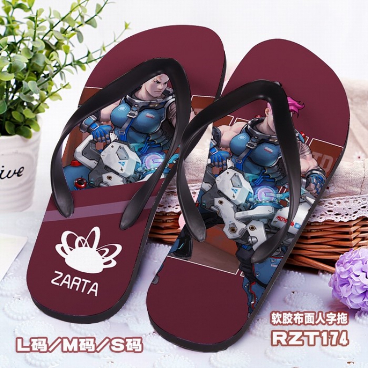Overwatch Soft glue Cloth surface Flip-flops S.M.L RZT174