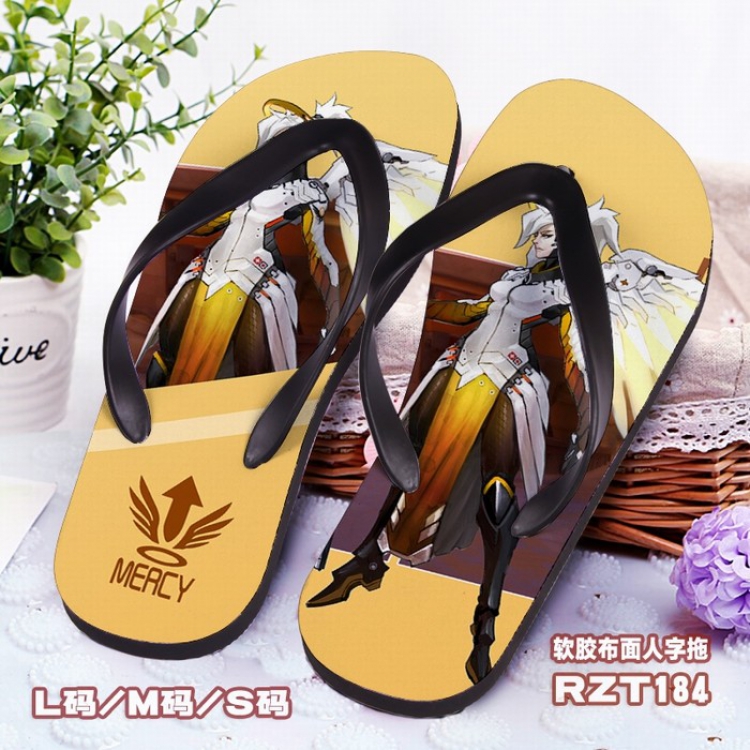 Overwatch Soft glue Cloth surface Flip-flops S.M.L RZT184