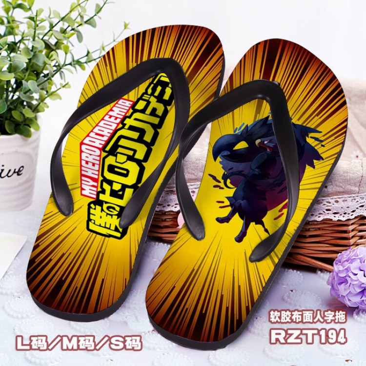 My Hero Academia Soft glue Cloth surface Flip-flops S.M.L RZT194