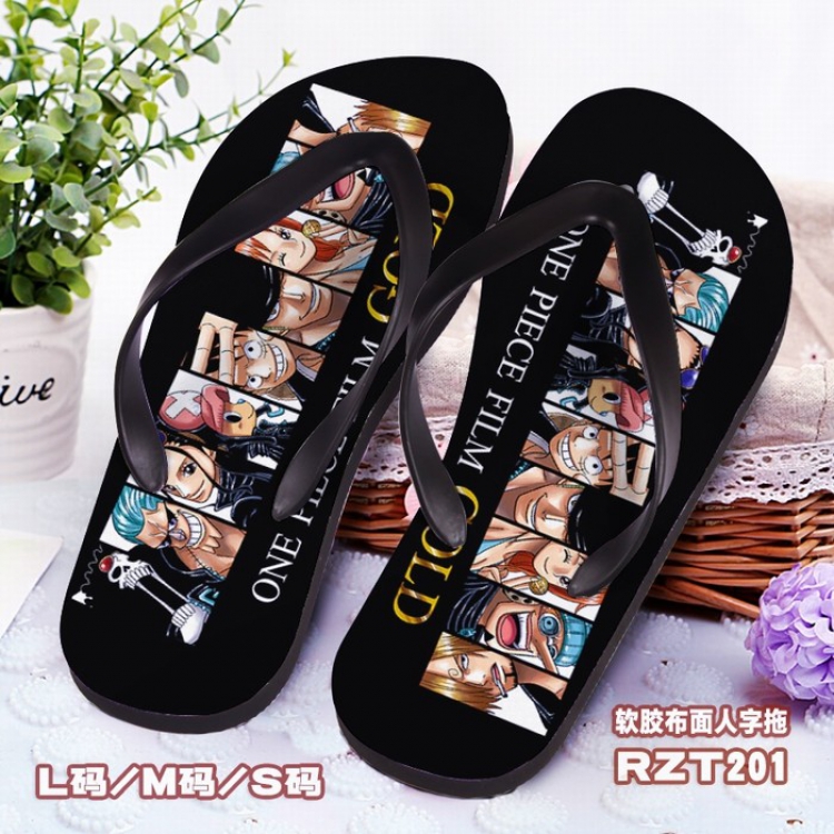 One Piece Soft glue Cloth surface Flip-flops S.M.L RZT201