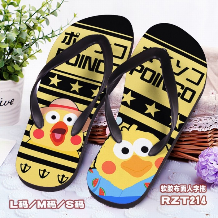 Poinko Soft glue Cloth surface Flip-flops S.M.L RZT214