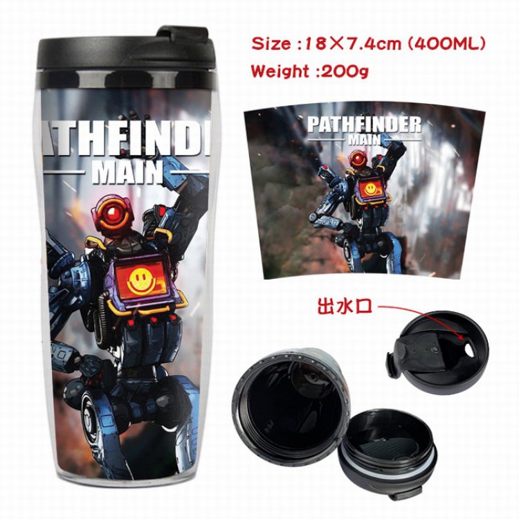 Apex Legends Starbucks Leakproof Insulation cup Kettle 7.4X18CM 400ML Style 14