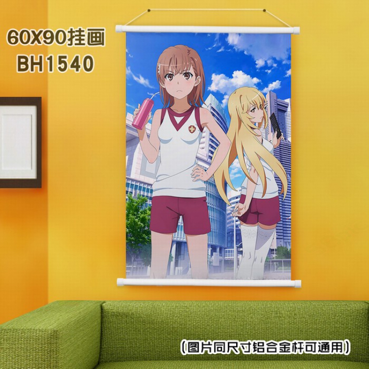 Magical banned book White Plastic rod Cloth painting Wall Scroll 40X60CM BH-1540