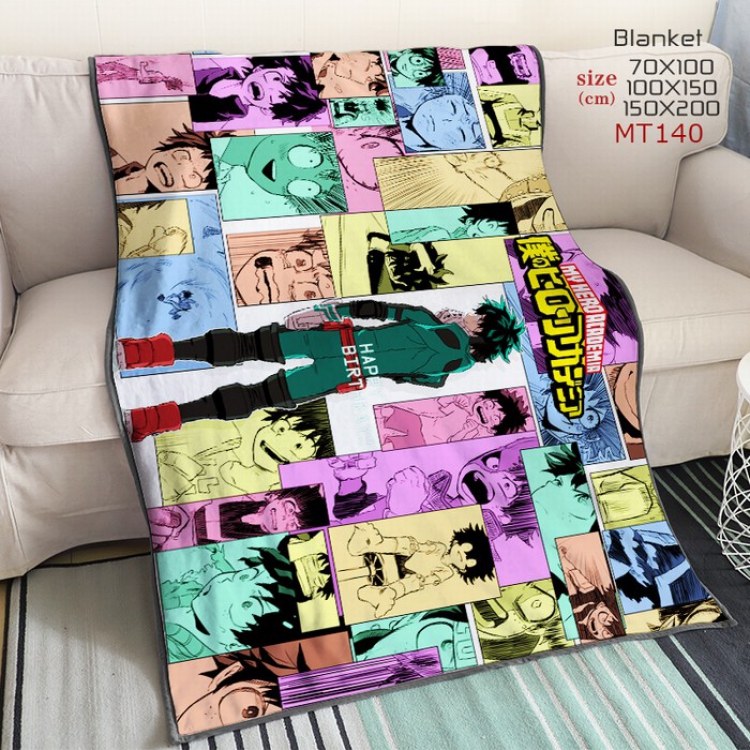 My Hero Academia Anime large mink cashmere blankets 150X200CM MT140