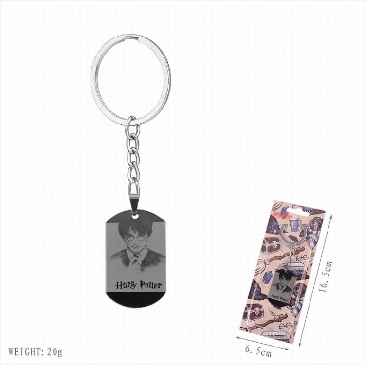 Harry Potter Stainless steel medal Keychain pendant price for 5 pcs Style B