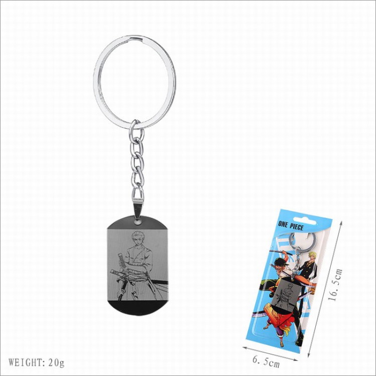 One Piece Stainless steel medal Keychain pendant price for 5 pcs Style A
