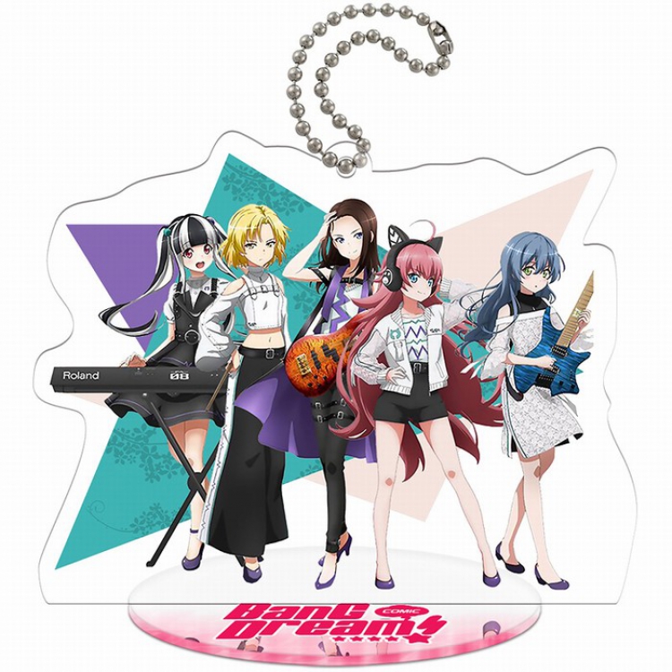 T-BanG Dream-RAISE A SUILEN Acrylic Standing Plates Keychain pendant 9-10CM Style D