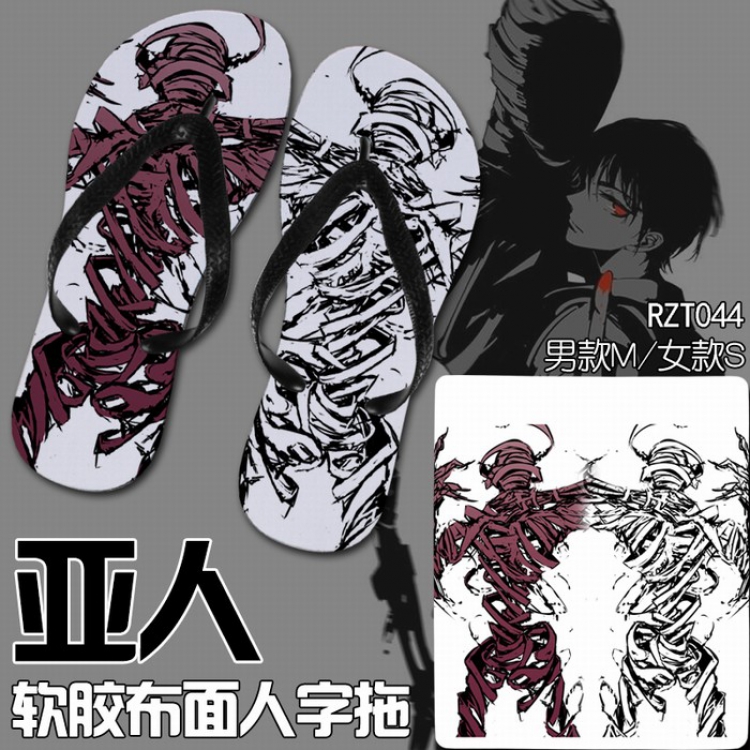  Soft glue Cloth surface Flip-flops slipper S.M.L RZT044