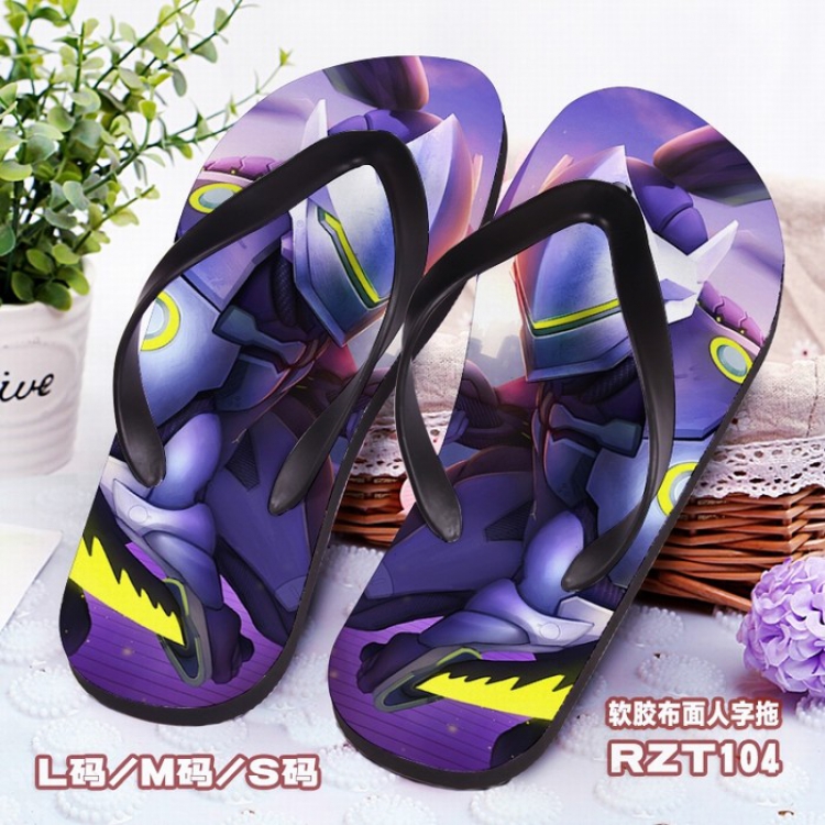 Overwatch Soft glue Cloth surface Flip-flops slipper S.M.L RZT104