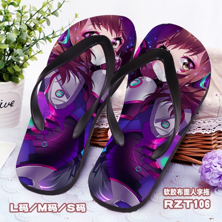 Overwatch Soft glue Cloth surface Flip-flops slipper S.M.L RZT106