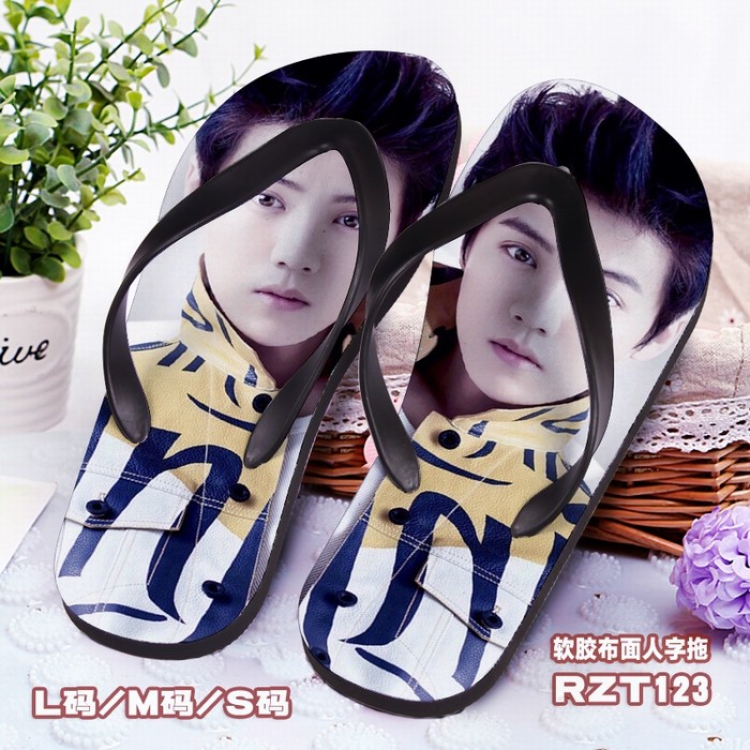 Soft glue Cloth surface Flip-flops slipper S.M.L RZT123