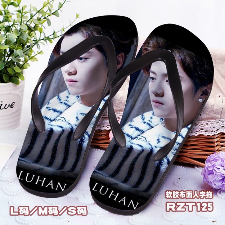 Soft glue Cloth surface Flip-flops slipper S.M.L RZT125