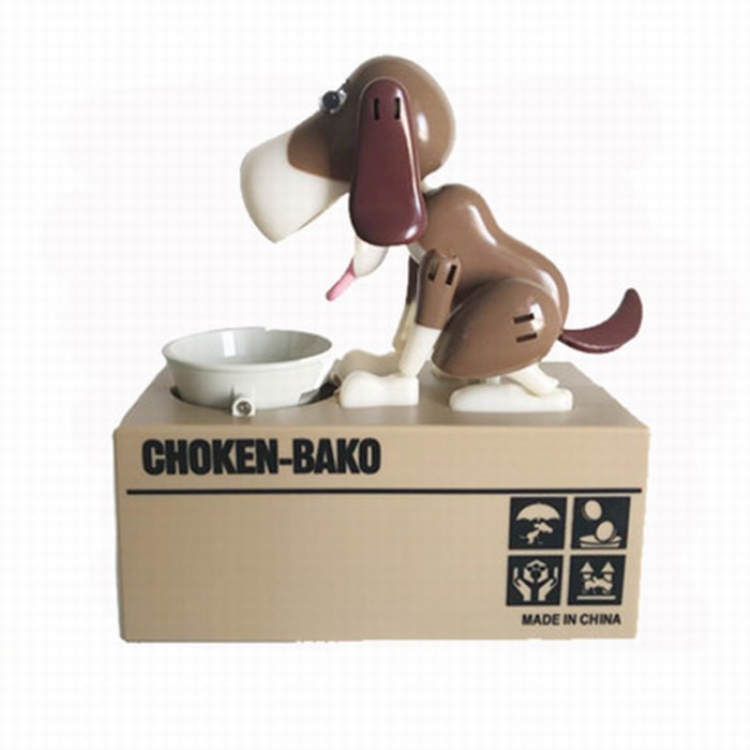 Creative eat money dog piggy bank No battery 16.2X8X18CM Style C