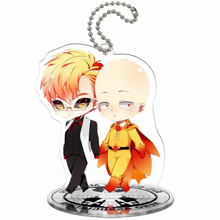 One Punch Man Acrylic Key Chain pendant 9-10CM Style F