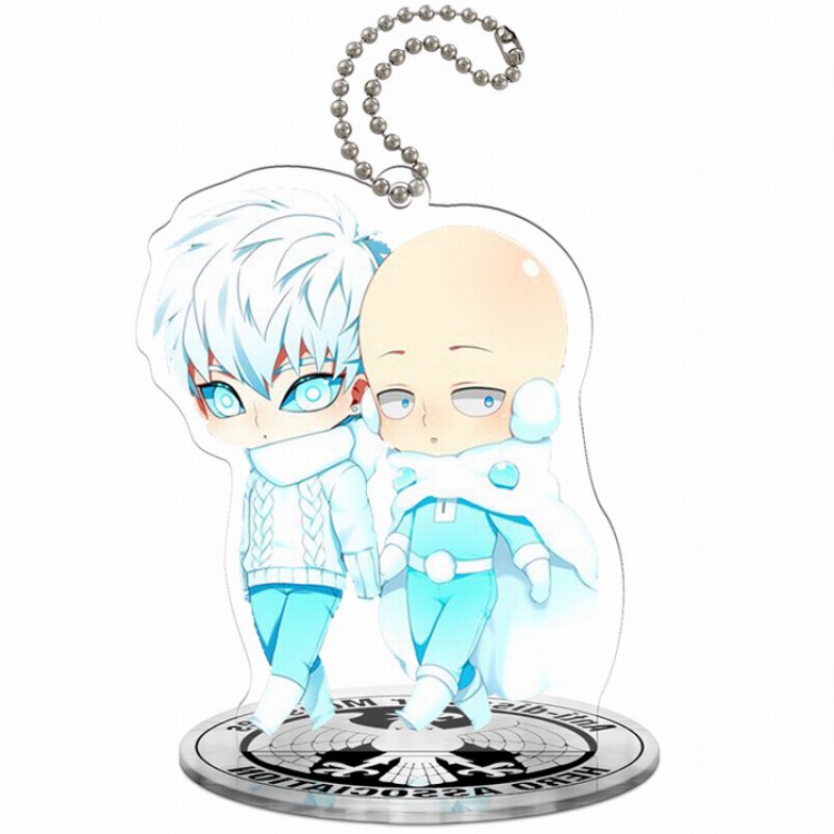 One Punch Man Acrylic Key Chain pendant 9-10CM Style E