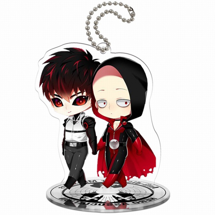 One Punch Man Acrylic Key Chain pendant 9-10CM Style C