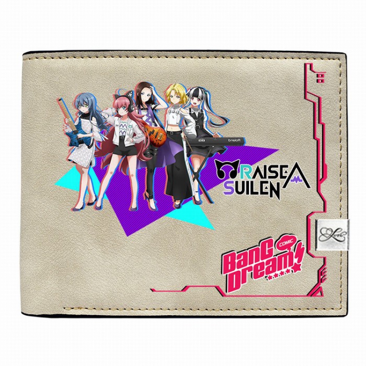 Bang dream Short wallet purse 12X10CM Style B