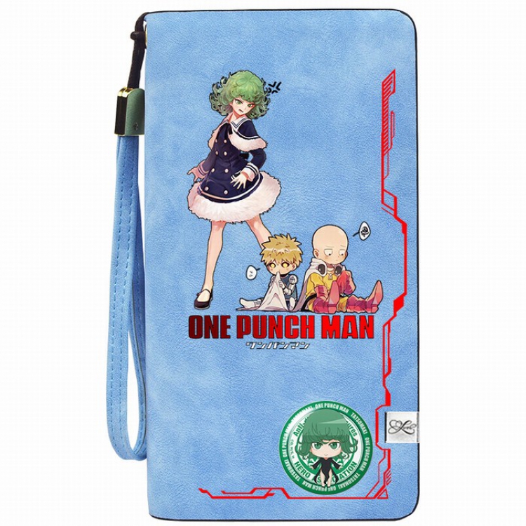 One Punch Man Zipper long wallet purse 11X20.5CM Style A