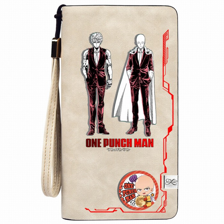One Punch Man Zipper long wallet purse 11X20.5CM Style B