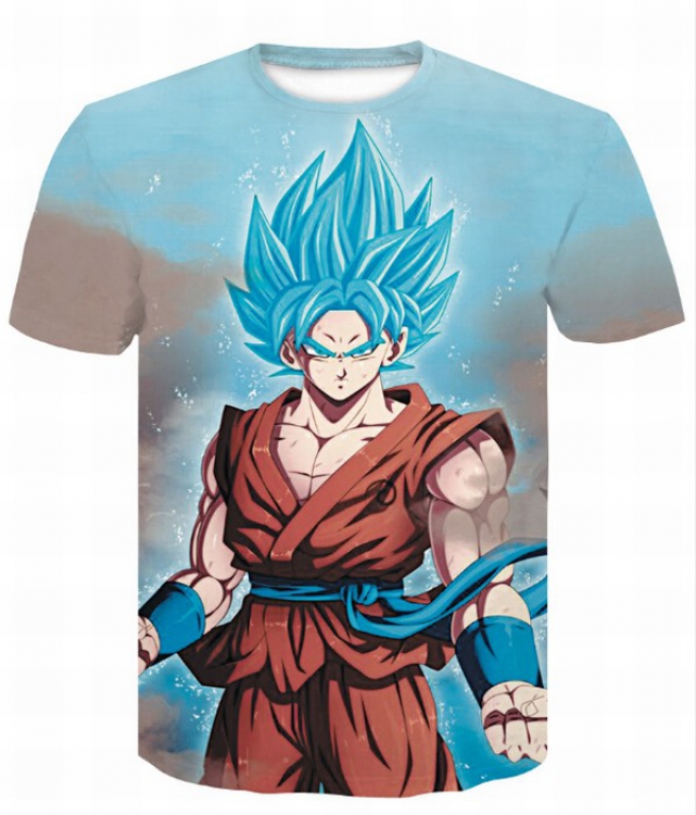 DRAGON BALL Full color printed short-sleeved T-shirt 7 sizes from S to 4XL price for 2 pcs AE092