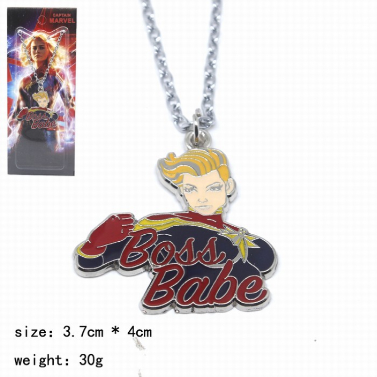 Captain Marvel Necklace pendant E