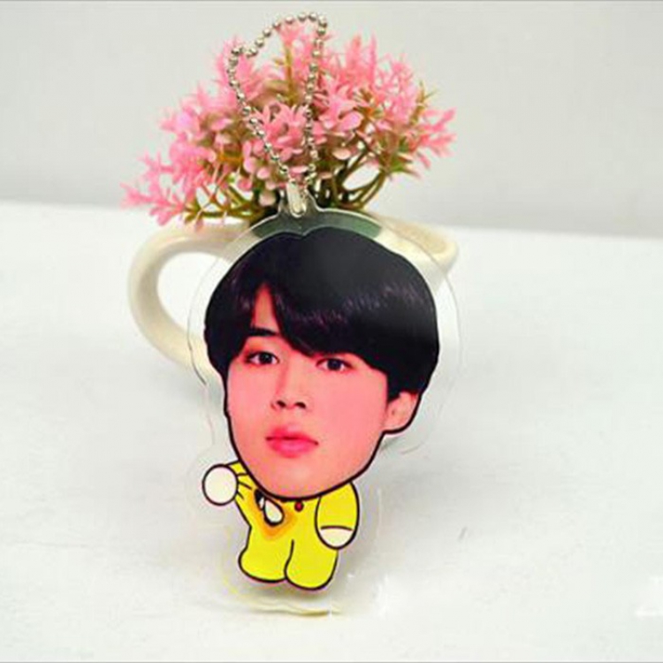 BTS Double-sided Keychain pendant price for 5 pcs Style F