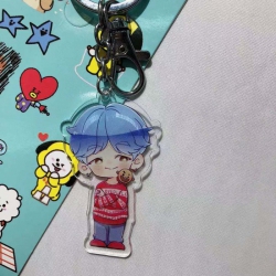 BTS BT21 Acrylic keychain pend...