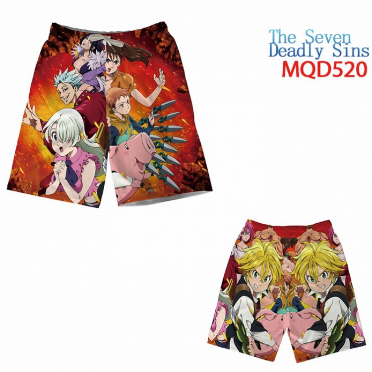 The Seven Deadly Sins Beach pants M L XL XXL XXXL MQD520