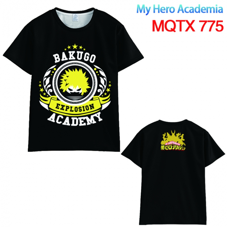 My Hero Academia Full color printed short sleeve t-shirt 10 sizes from XXS to XXXXXL MQTX775