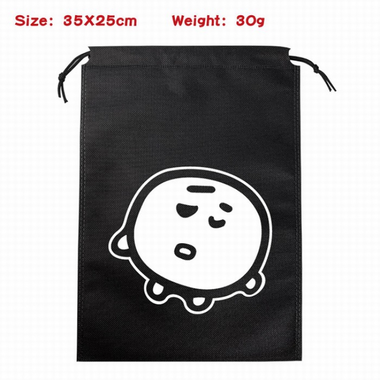 BTS Canvas drawstring storage pouch bag 35X25CM 30G Style 2