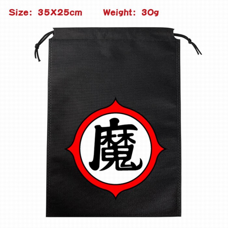 DRAGON BALL Canvas drawstring storage pouch bag 35X25CM 30G Style 4