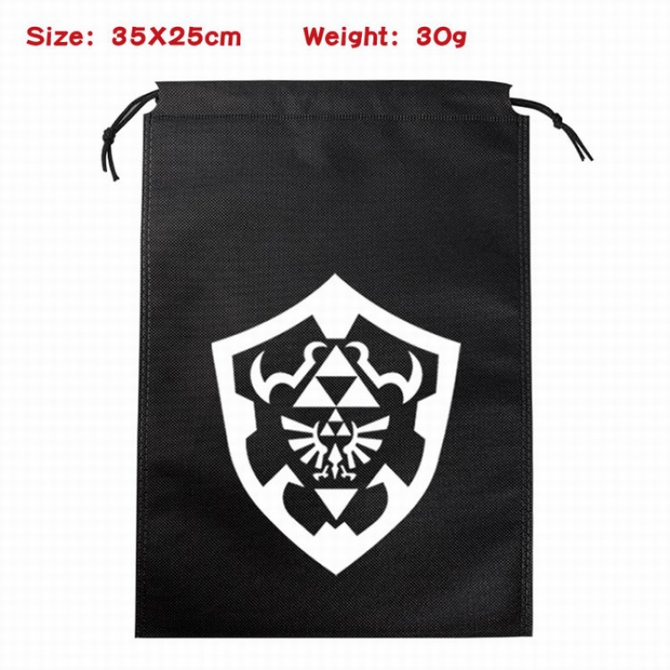 The Legend of Zelda Canvas drawstring storage pouch bag 35X25CM 30G Style 1